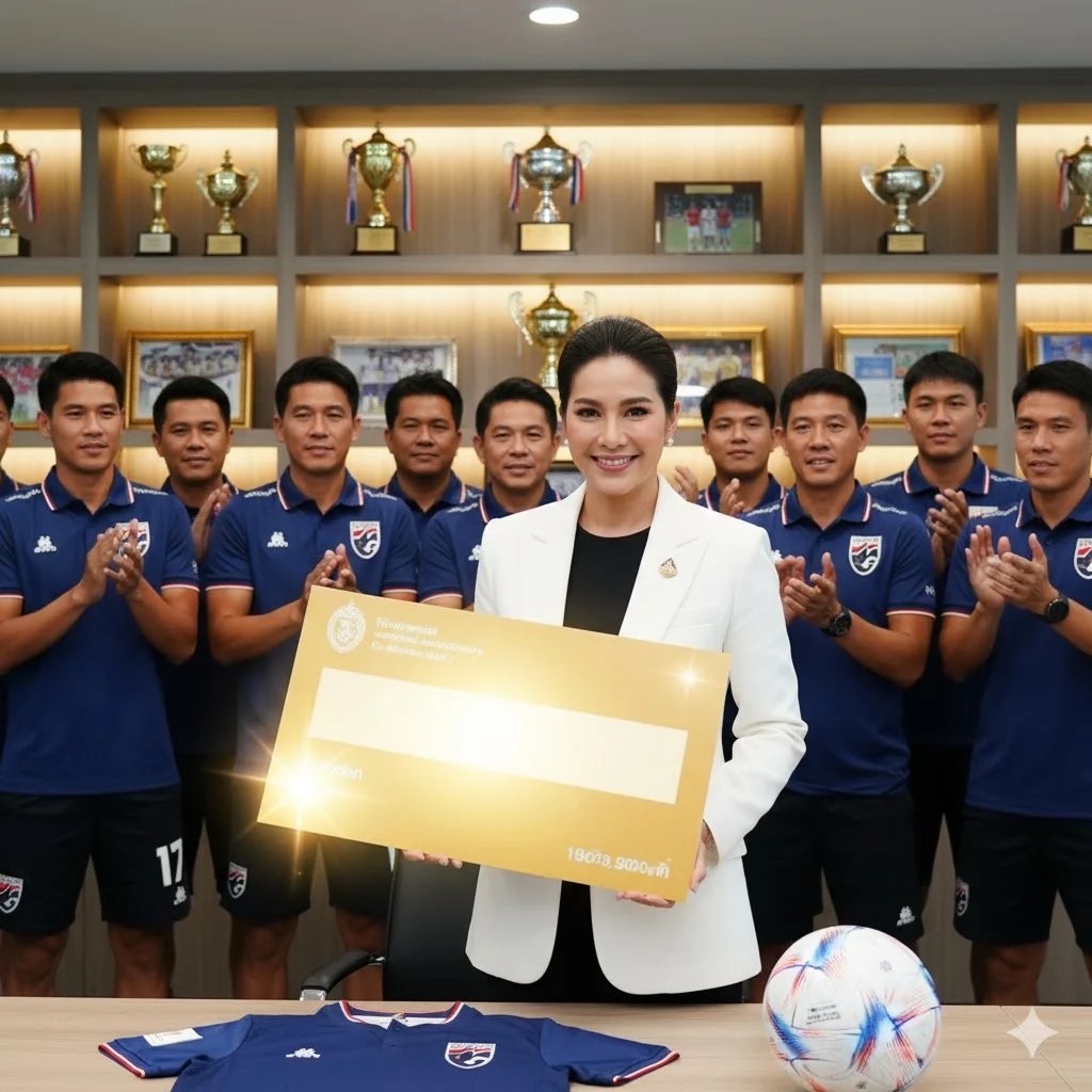 มาดามแป้ง บริจาค 25 ล้าน ช่วยสมาคมฟุตบอลฯ ชำระหนี้
